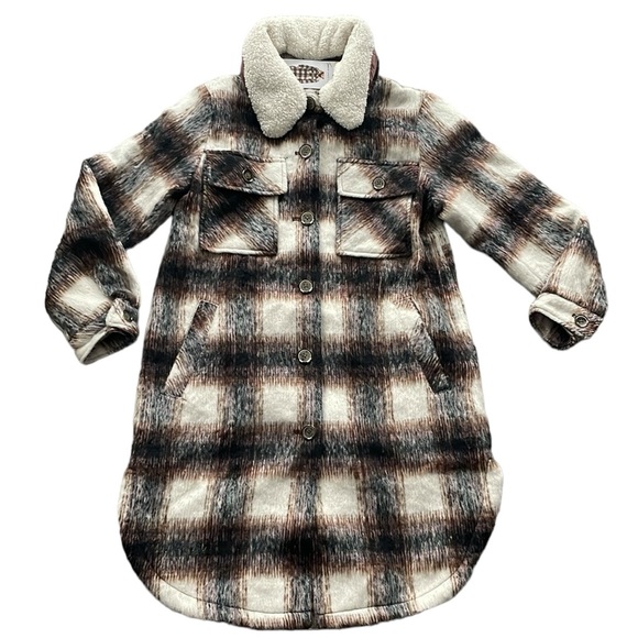 Two By VINCE CAMUTO - Wool Plaid Shacket / Wool Jacket - Picture 2 of 6